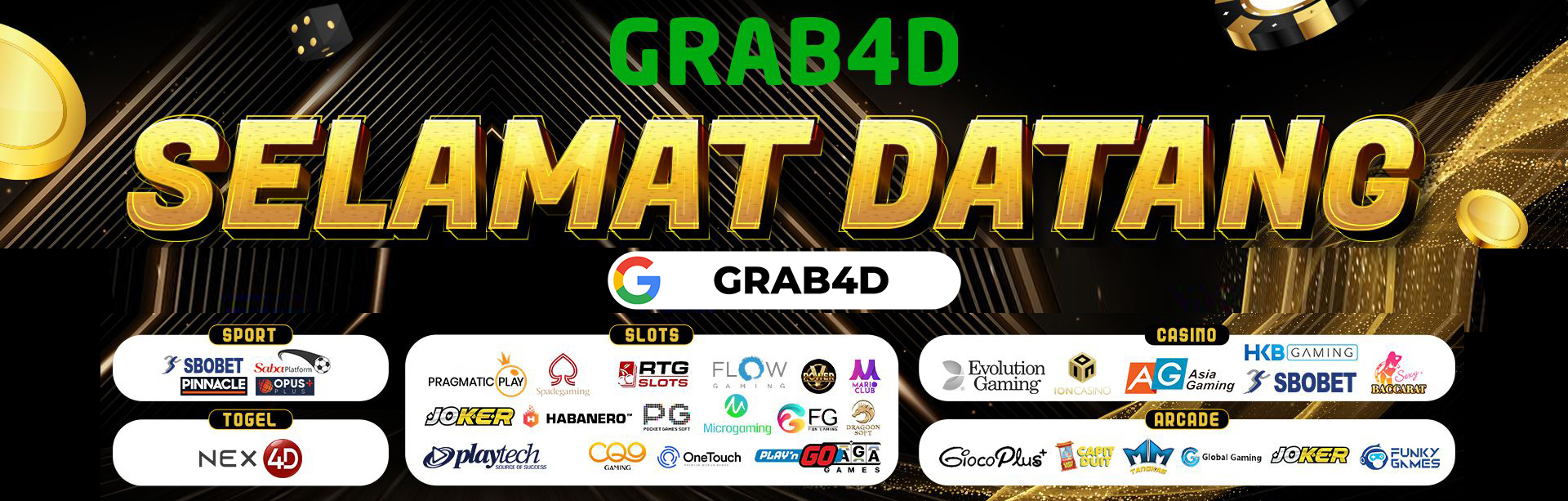 Selamat Datang ke GRAB4D