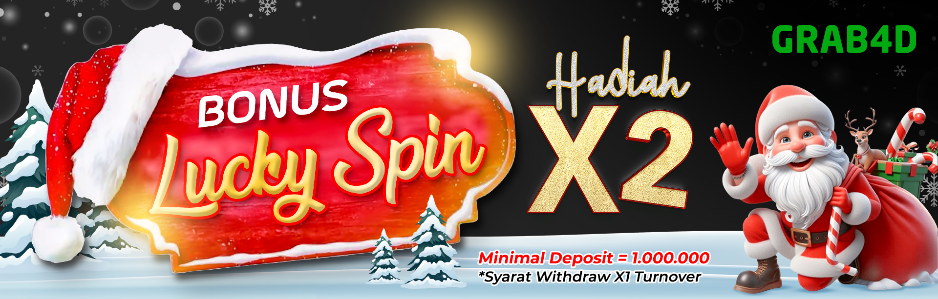 BONUS LUCKY SPIN NATAL 2025
