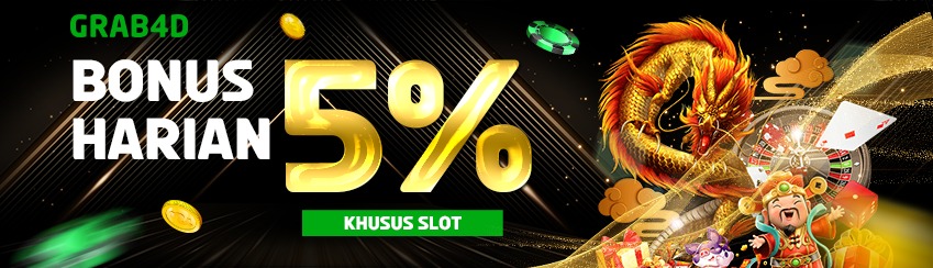 BONUS HARIAN SLOT 5%